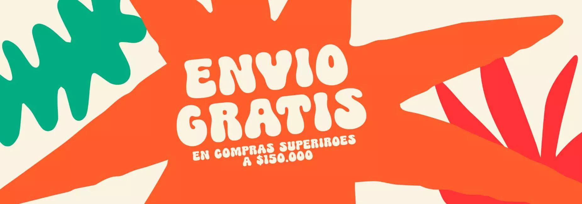 Aviso de envió gratis por compras superiores a 150000