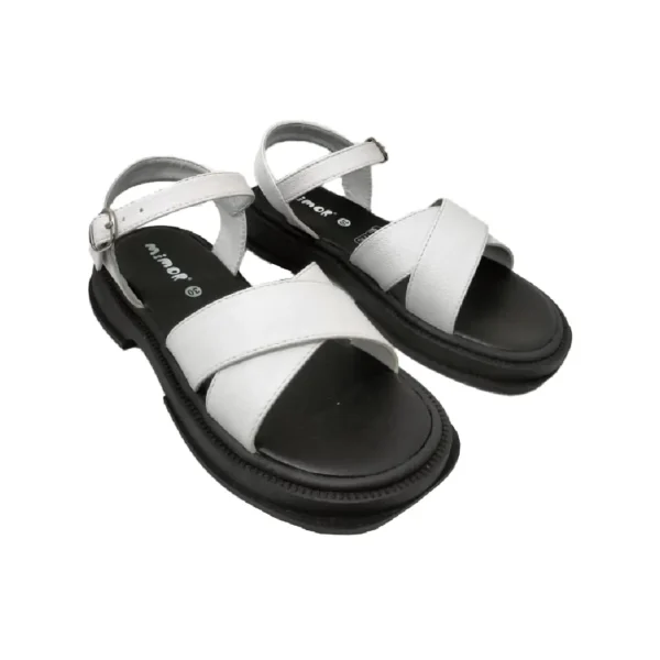sandalias caramelo blanca