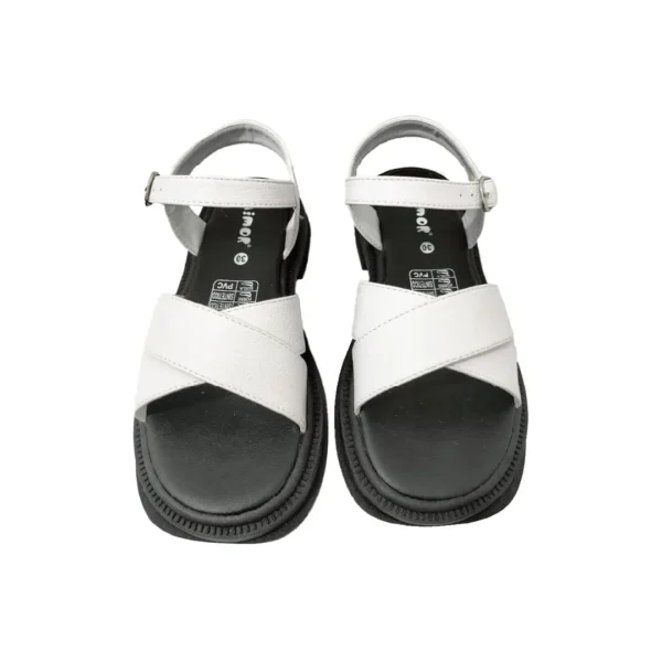 sandalias caramelo blanca
