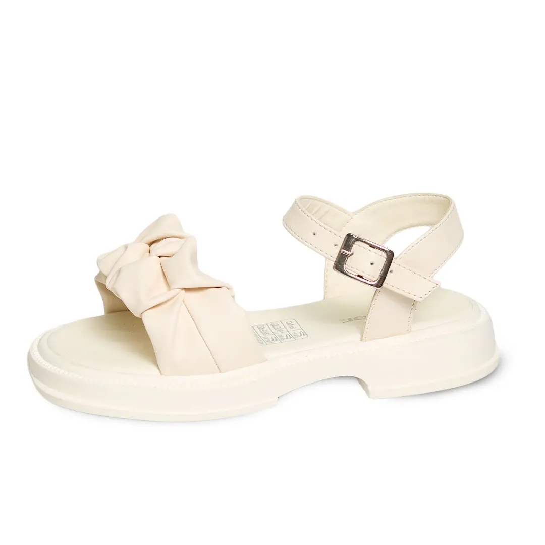 sandalias clara beige